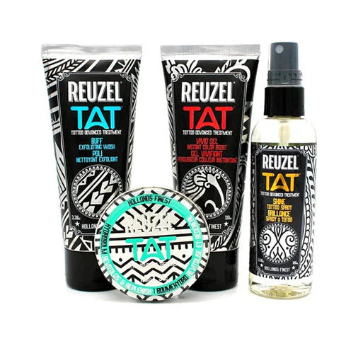 Variety of Reuzel Tattoo Care products