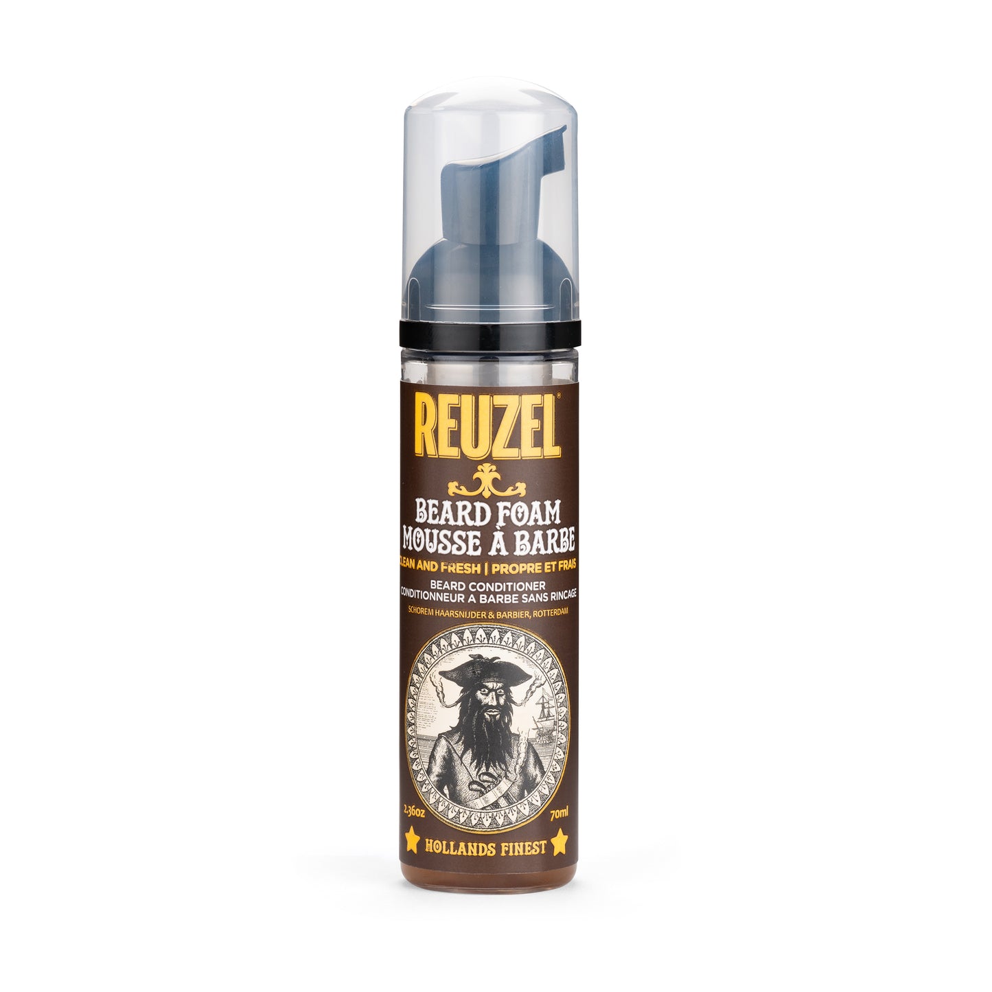 Reuzel Deutschland beard care bundle with beard foam, oil, and grooming products for a well-groomed beard.