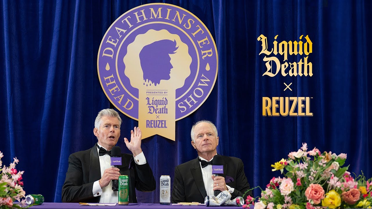 Video laden: Liquid Death x Reuzel: Deathminster Head-Show