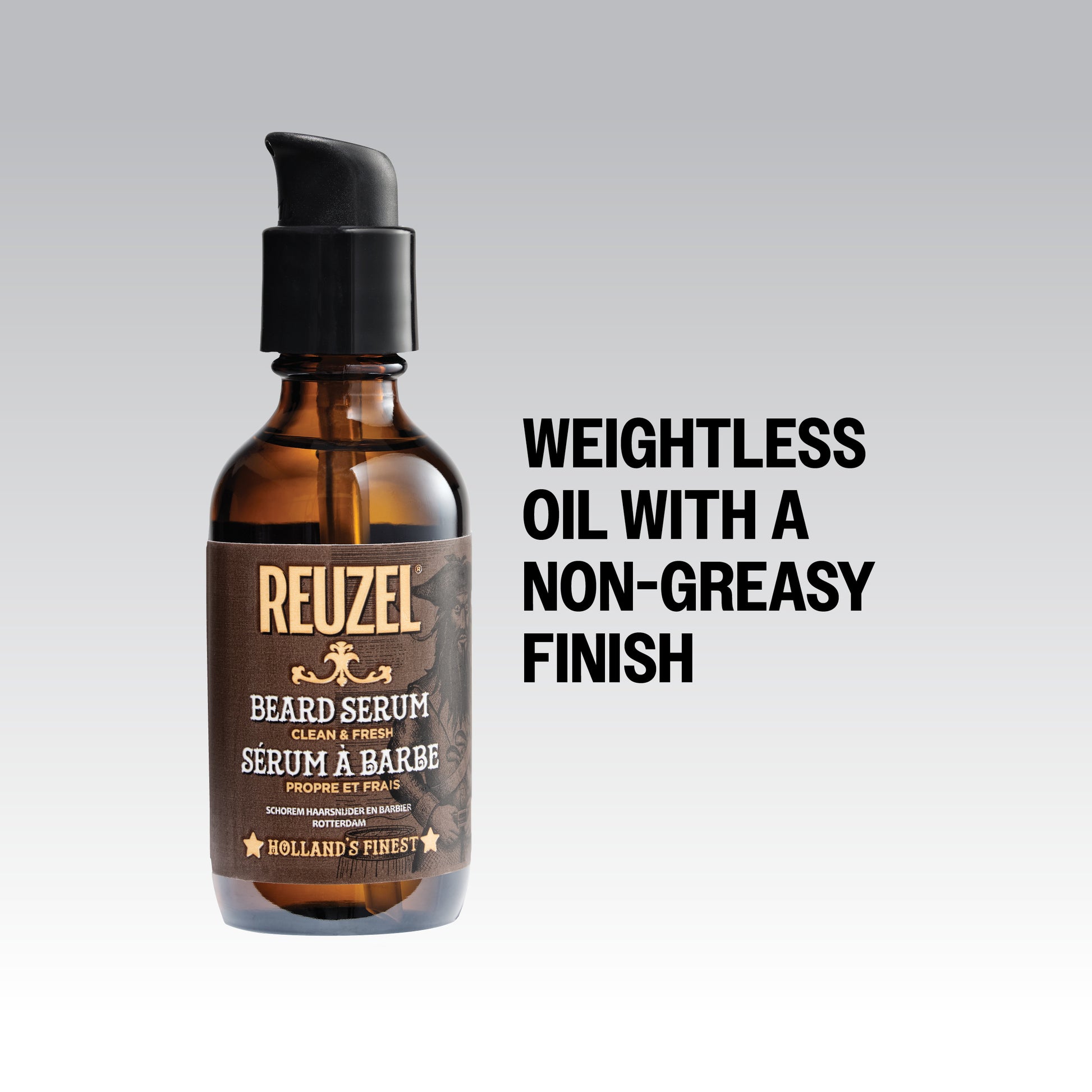 Reuzel Beard Serum a weightless oil with a non-greasy finish