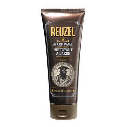 Reuzel beard wash tube on a white background