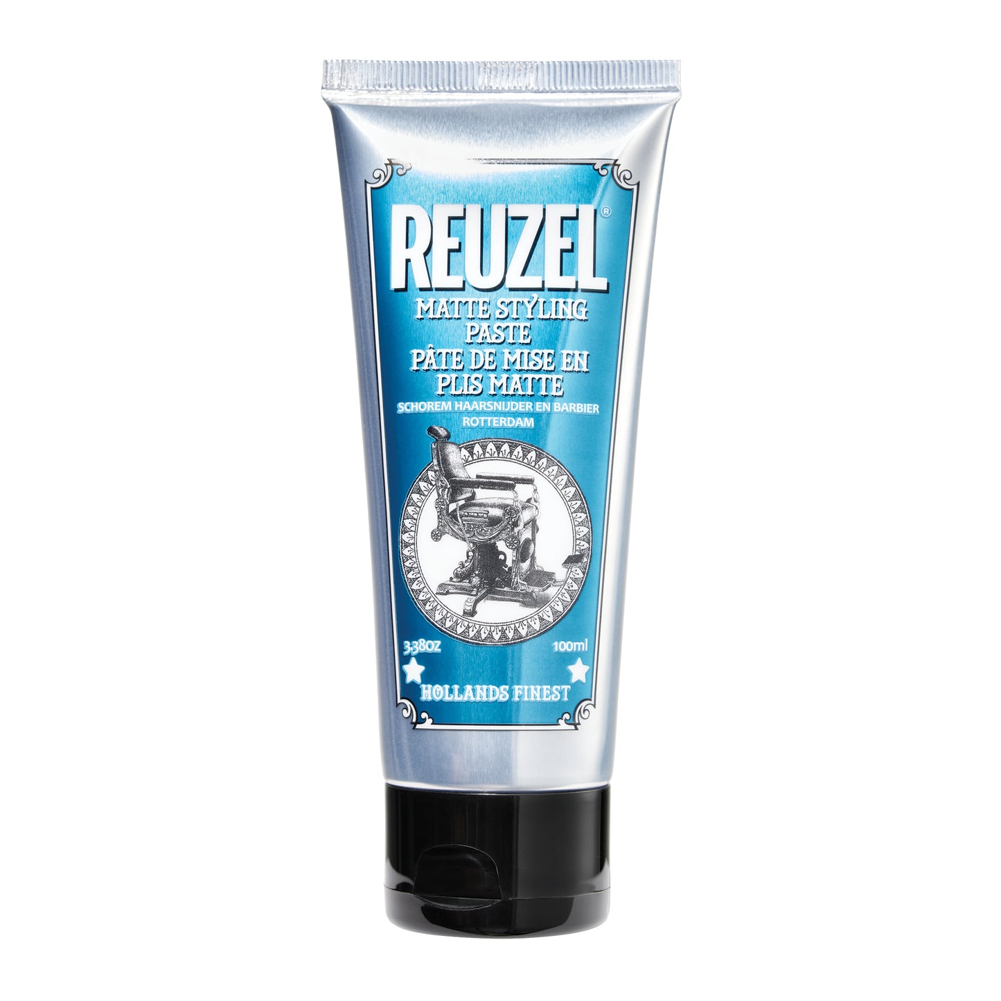 Reuzel matte styling paste tube on a white background