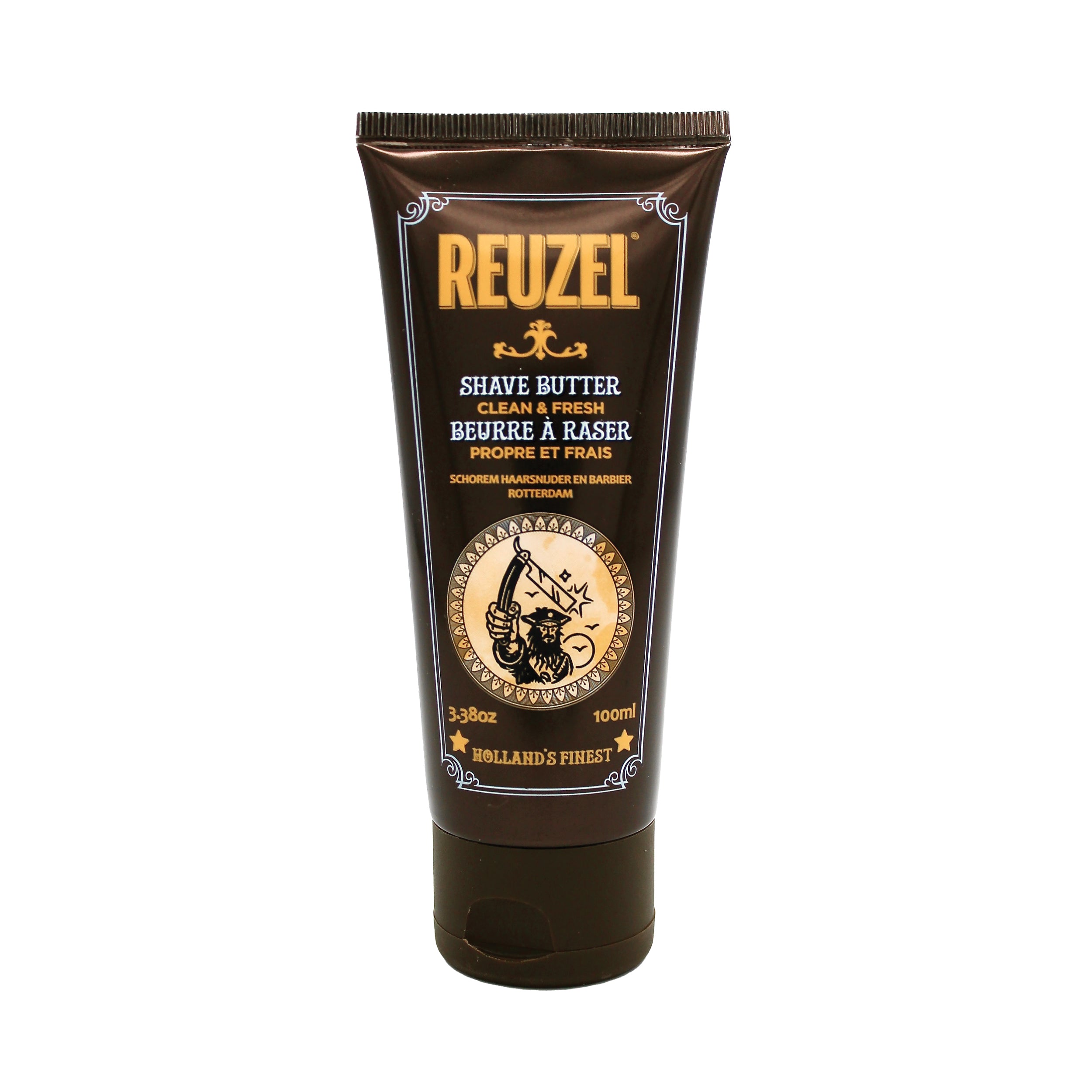 Reuzel shave butter tube on a white background